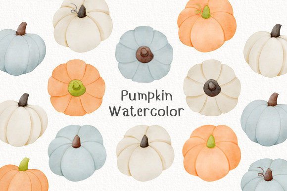Pumpkin Watercolor Cliparts: Essential Illustrations