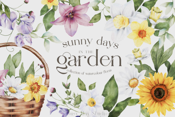Spring Florals Watercolour Daffodils PNG: A Seller's Review