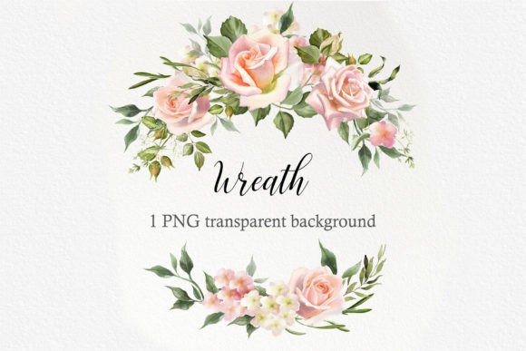 Watercolor Blush Rose Wreath: A Seller's Review
