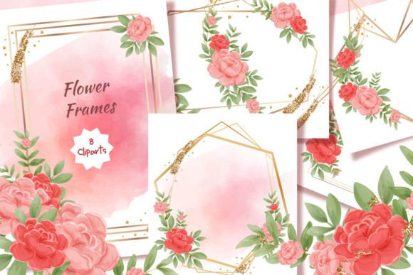 Watercolor Flower Frames Vol 02: Illustrations Review